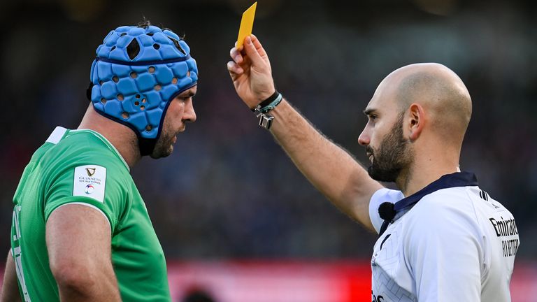 Beirne was sin-binned for his role in the penalty try decision, but Wales would crucially fail to score while he was off