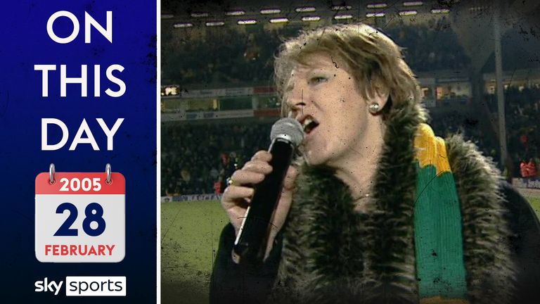 OTD - Delia Smith's HT speech