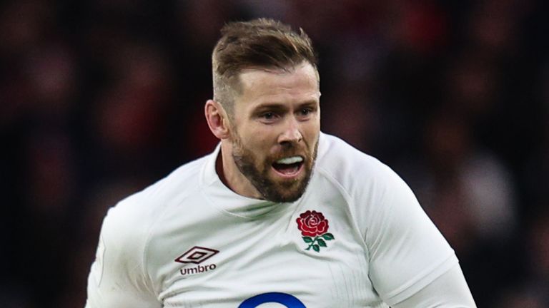 LONDON, ENGLAND - FEBRUARY 10:  Elliot Daly of England in action during the Guinness Six Nations 2024 match between England and Wales at Twickenham Stadium on February 10, 2024 in London, England. (Photo by Craig Mercer/MB Media/Getty Images)