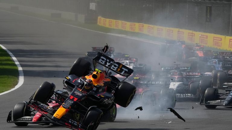 Sergio Perez at Mexico City GP 2023