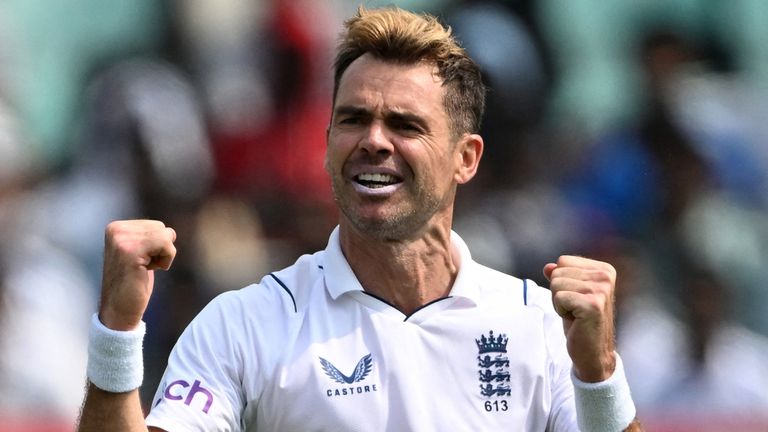 England's James Anderson (Getty Images)