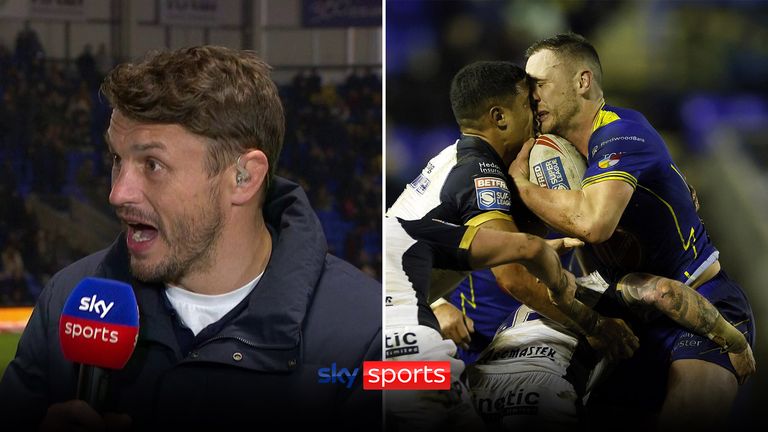 Sky Sports pundit Jon Wilkin was fuming with the decision to award a red card for Hull FC&#39;s Nu Brown after he made contact with the head of Warrington&#39;s Ben Currie.