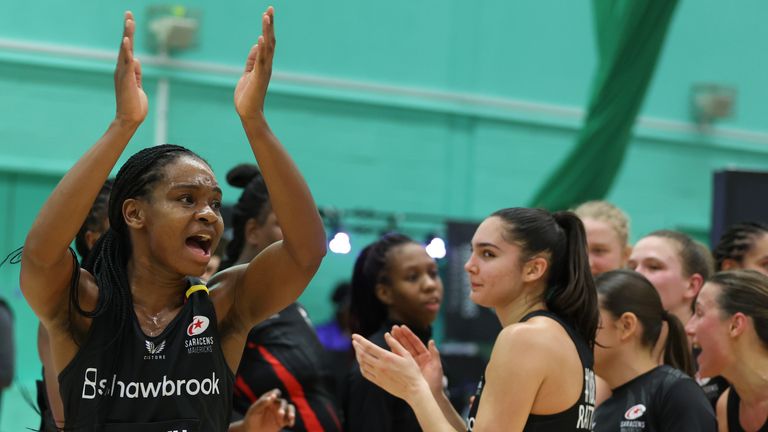 Saracens Mavericks beat Leeds Rhinos in Netball Super League (Pic credit: Matt Impey)